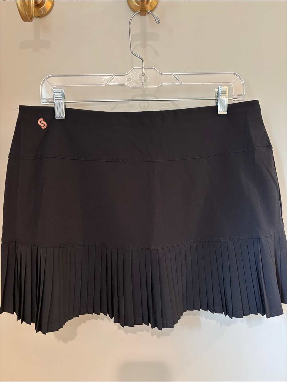 Cross Court Women’s Black Pleated Tennis Skirt - size L